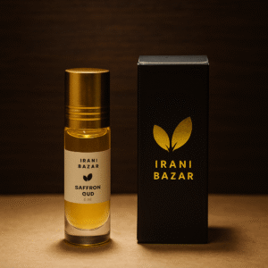 Irani Bazar Saffron Oud Fragrance, Luxurious Woody Spicy Scent